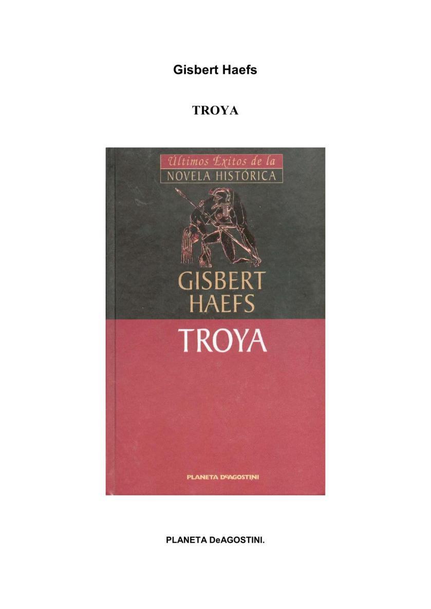 Portada de Troya